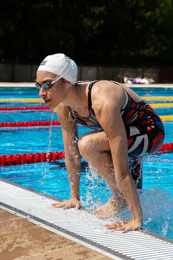 M0263 01 X9W Women racing open back swimsuit Force - 5