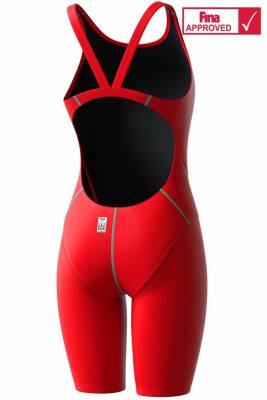M0269 09 05W Women racing open back swimsuit MW - 2