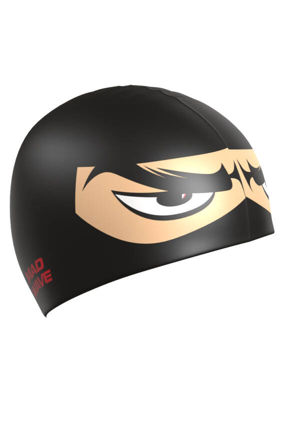 M0571 03 0 01W Junior silicone cap NINJA, One size - 1