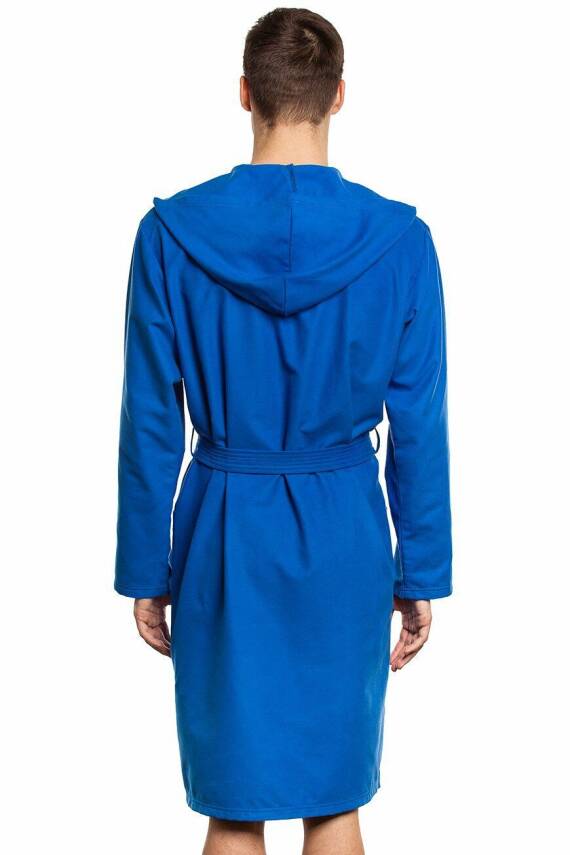 M0971 02 4 04W Bathrobe Cuddly, S, Blue - 4