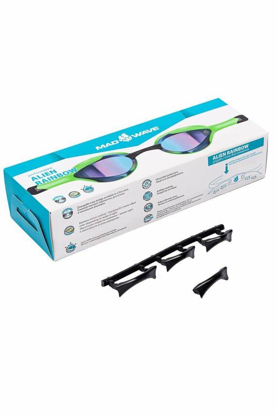 Mad Wave ALIEN Yüzme Yarış Gözlüğü Rainbow - 4