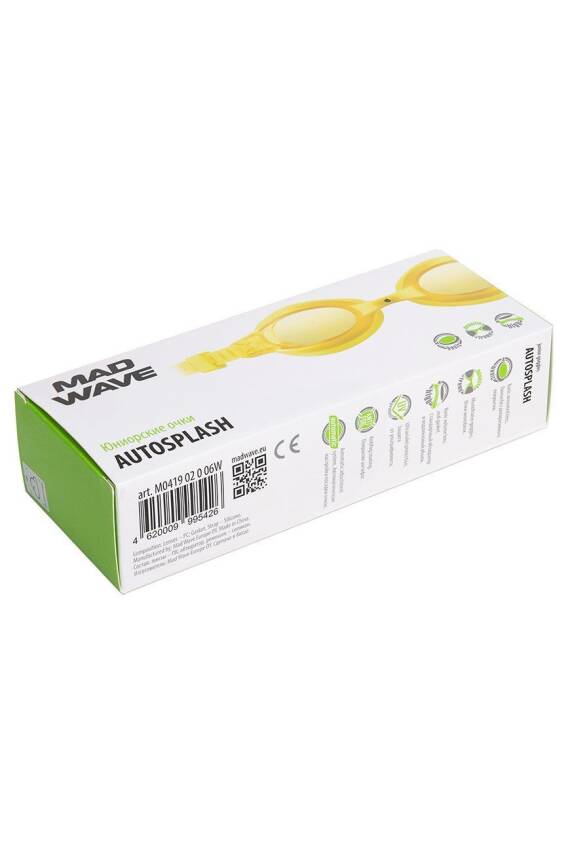 Mad Wave Çocuk Gözlüğü Autosplah Sarı - 4