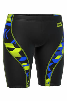 Mad Wave Erkek Mayo antichlor Spurt PBT H6, Siyah