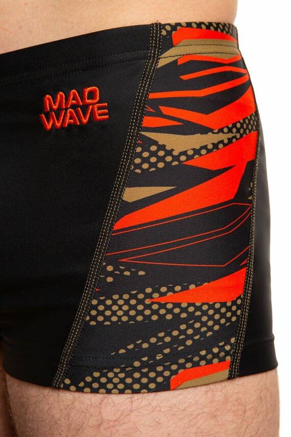 Mad Wave Erkek Mayosu Splash Anti-Chlor D6, Siyah - 4