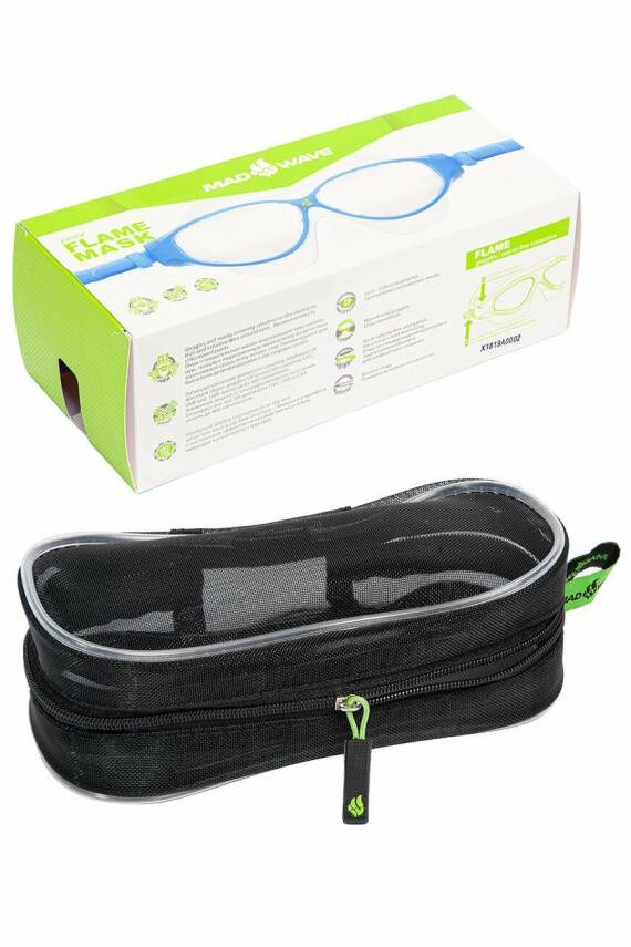 Mad Wave Flame Mask Çocuk Gözlüğü Mavi - 4