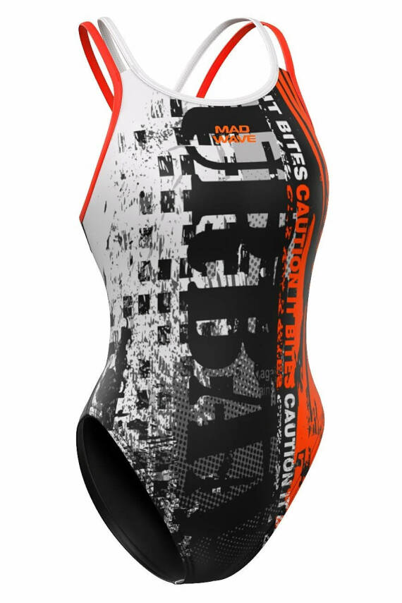 Mad Wave Kadın Mayo antichlor Crossback PBT H7, Si - 1