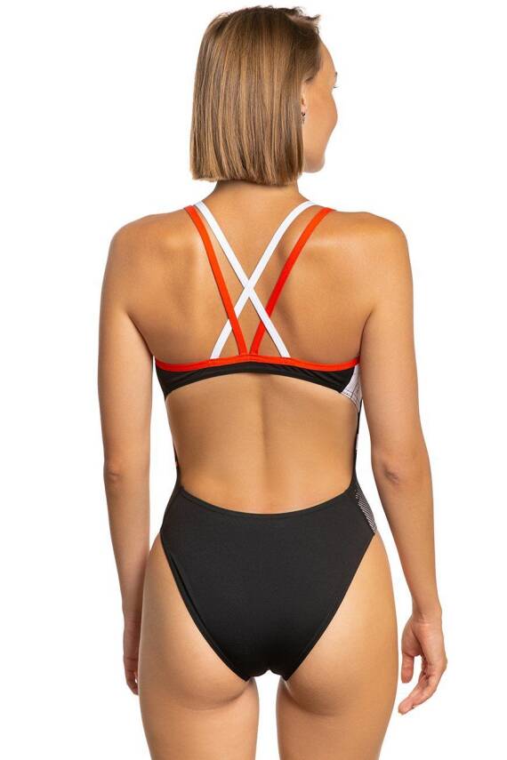 Mad Wave Kadın Mayo antichlor Crossback PBT H7, Si - 2