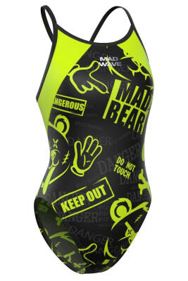 Mad Wave Kadın Mayo antichlor Tokio PBT H5, Yeşil