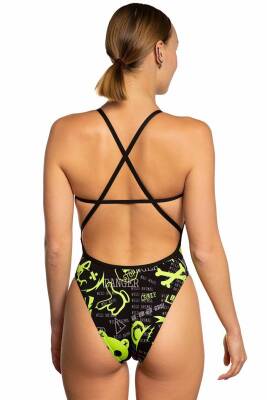 Mad Wave Kadın Mayo antichlor Tokio PBT H5, Yeşil - 3