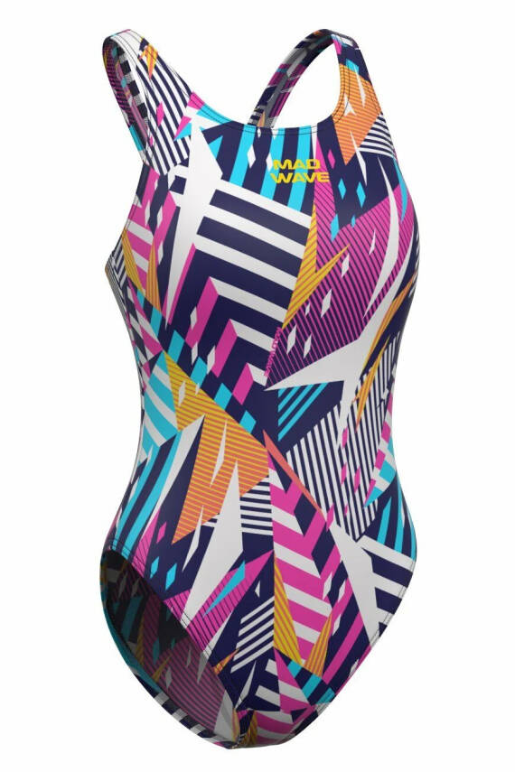 Mad Wave Kadın Mayo antichlor Wave PBT J9,  Multi - 1