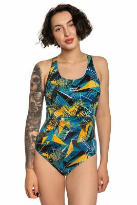 Mad Wave Kadın Mayosu Wave H2, Yeşil - 3