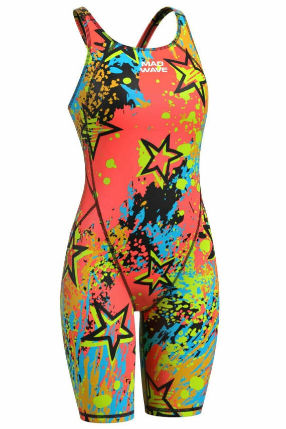 Mad Wave Kadın Yarış Mayosu Revolt Kneeskin S4 - 1