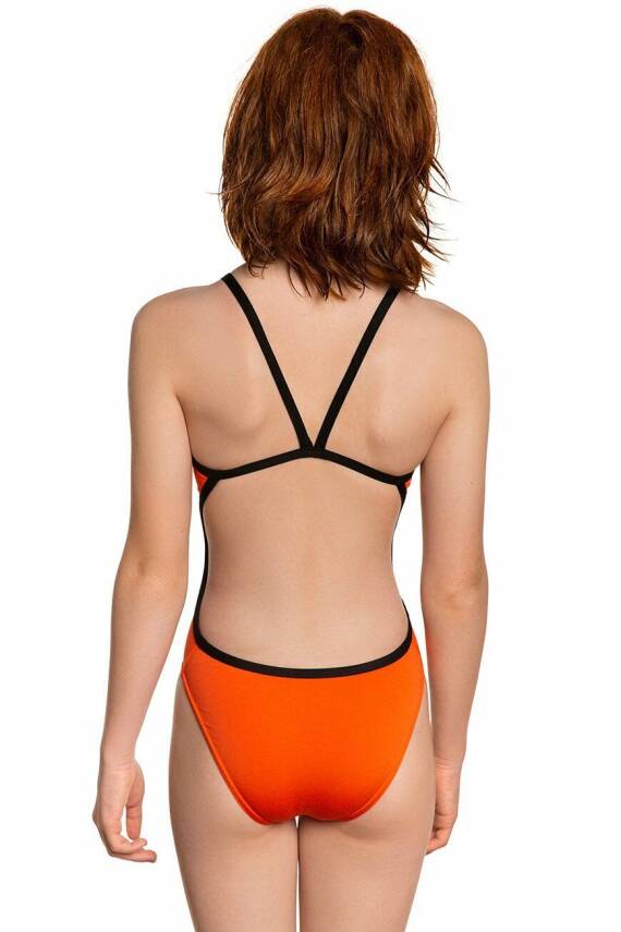 Mad Wave Kız Çocuk Mayo antichlor Flare junior PBT - 3