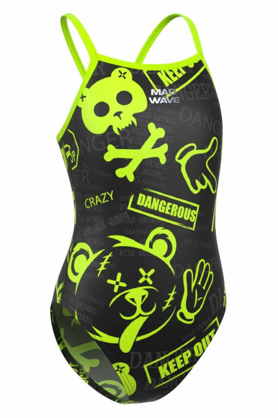 Mad Wave Kız Çocuk Mayo antichlor Nera Junior PBT - 1