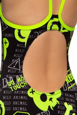 Mad Wave Kız Çocuk Mayo antichlor Nera Junior PBT - 4