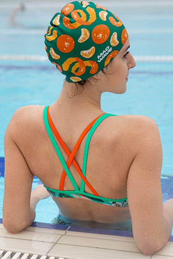 Mad Wave Kız Çocuk Mayo Crossback junior Anti-chlo - 6