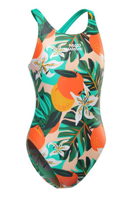 Mad Wave Kız Çocuk Mayosu Afra junior Anti-chlor K