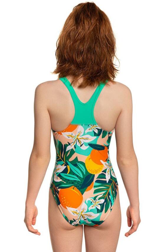 Mad Wave Kız Çocuk Mayosu Afra junior Anti-chlor K - 3