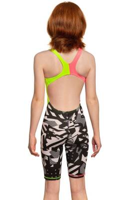 Mad Wave Kız Çocuk Mayosu antichlor Kneeskin - 3