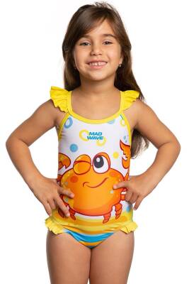 Mad Wave Kız Çocuk Mayosu Bella N2, Beyaz - 2