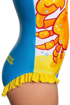 Mad Wave Kız Çocuk Mayosu Bella N2, Beyaz - 4