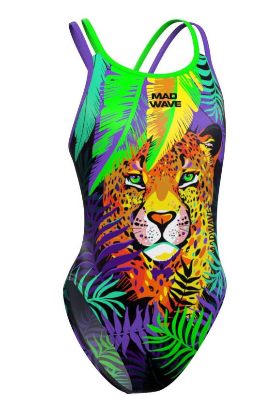 Mad Wave Kız Çocuk Mayosu Crossback junior Anti-ch - 1