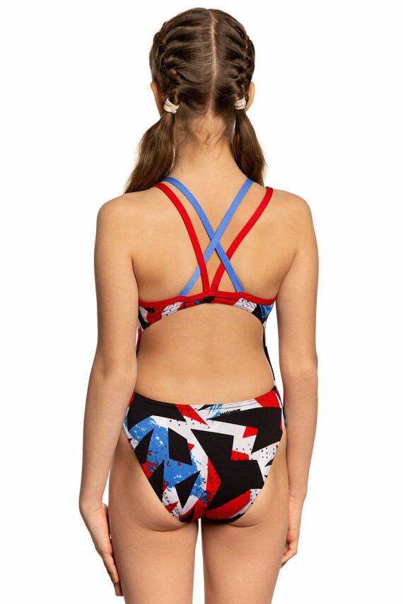 Mad Wave Kız Çocuk Mayosu Crossback - 3