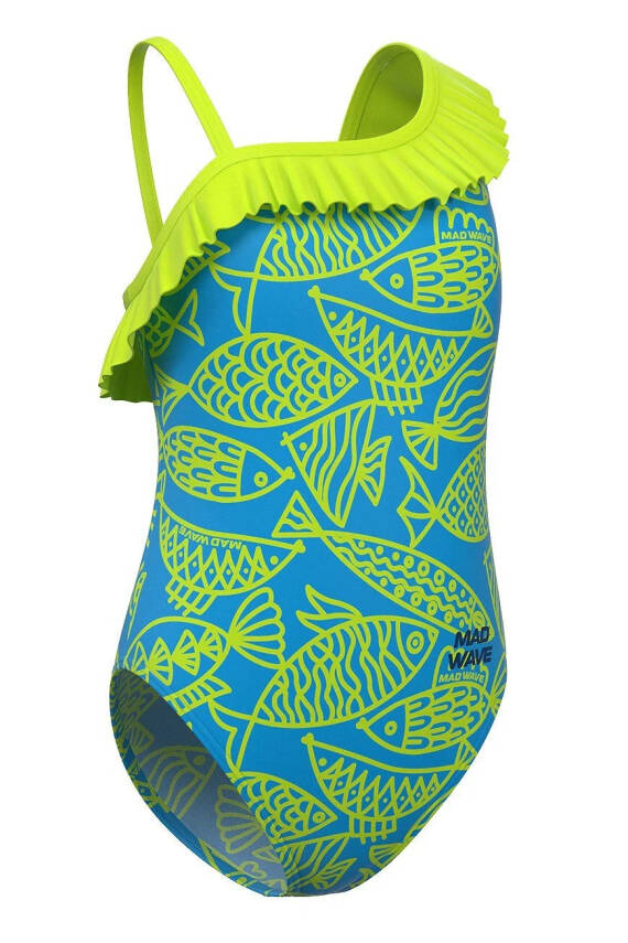 Mad Wave Kız Çocuk Mayosu Daisy P3, Mavi - 1