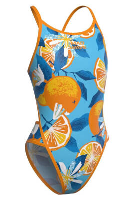 Mad Wave Kız Çocuk Mayosu Portakal