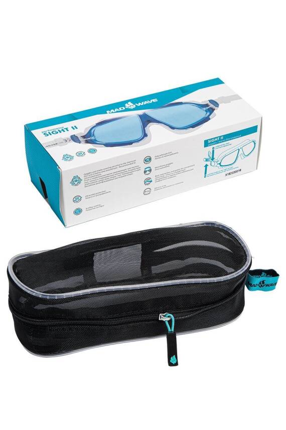 Mad Wave Maske Sight II Mavi - 4