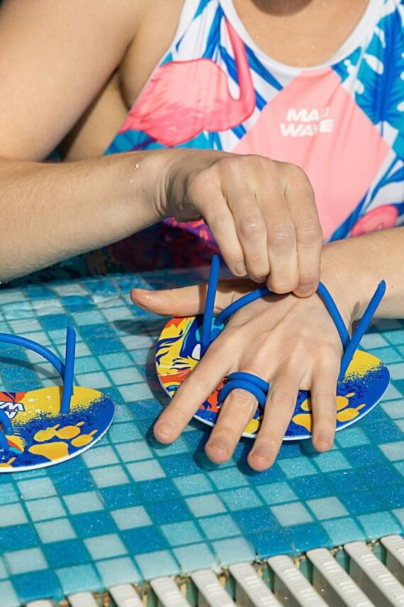 Mad Wave Parmak Paleti fun, One size, Mavi - 3