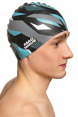 Mad Wave Silikon Bone Stripes, One size, Siyah - 4