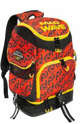 Mad Wave Sırt Çantası Mad Team Kırmız Desenli 45LT