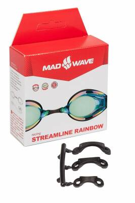 Mad Wave Streamline Yarış Gözlüğü Mavi Rainbow - 4