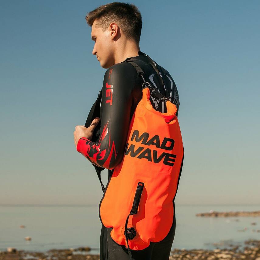 Mad Wave Swim Buoy Yüzme Şamandırası 28 LT TURUNCU - 4