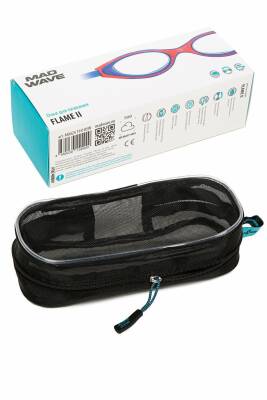 Mad Wave Yüzme Gözlüğü Flame II, One size, Red - 3