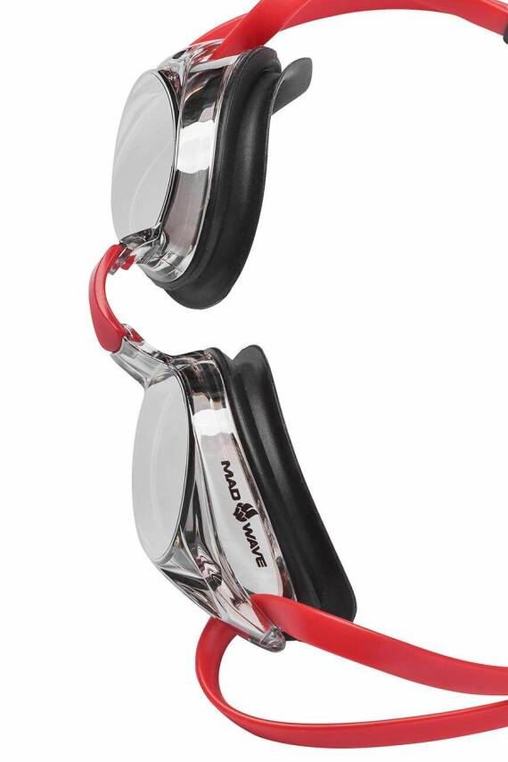 MadWave SPURT Aynalı Kırmızı Siyah Yüzme Gözlüğü - 2